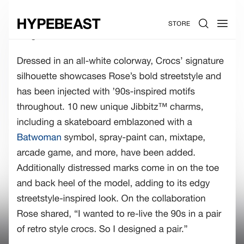 Limited Edition Ruby Rose Crocs - image 5